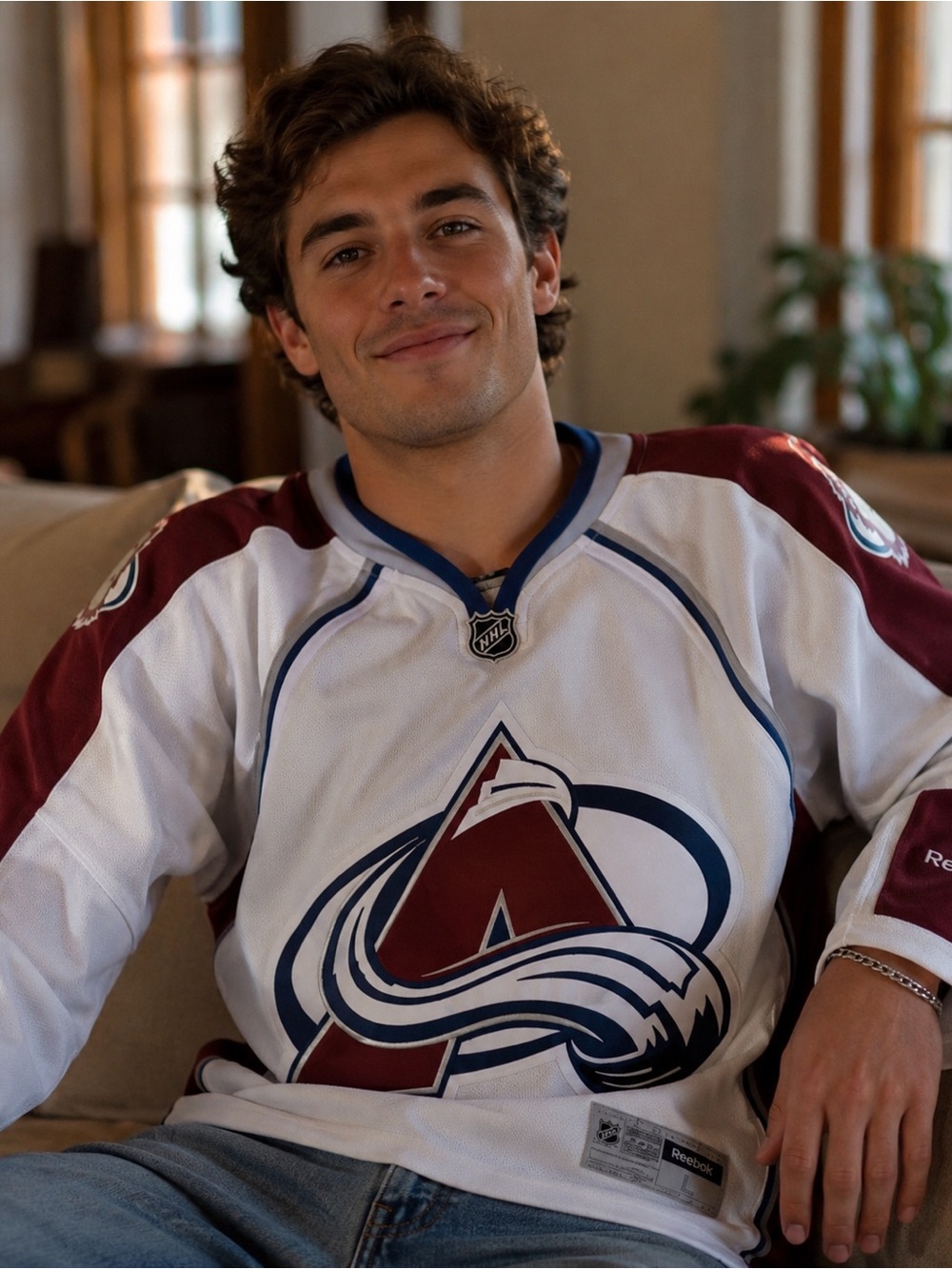 CO Avalanche Jersey Licensed NHL Reebok Sports Jersey Shirt Colorado